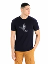 Heren T-shirt Icebreaker Tech Lite II SS Yet Midnight