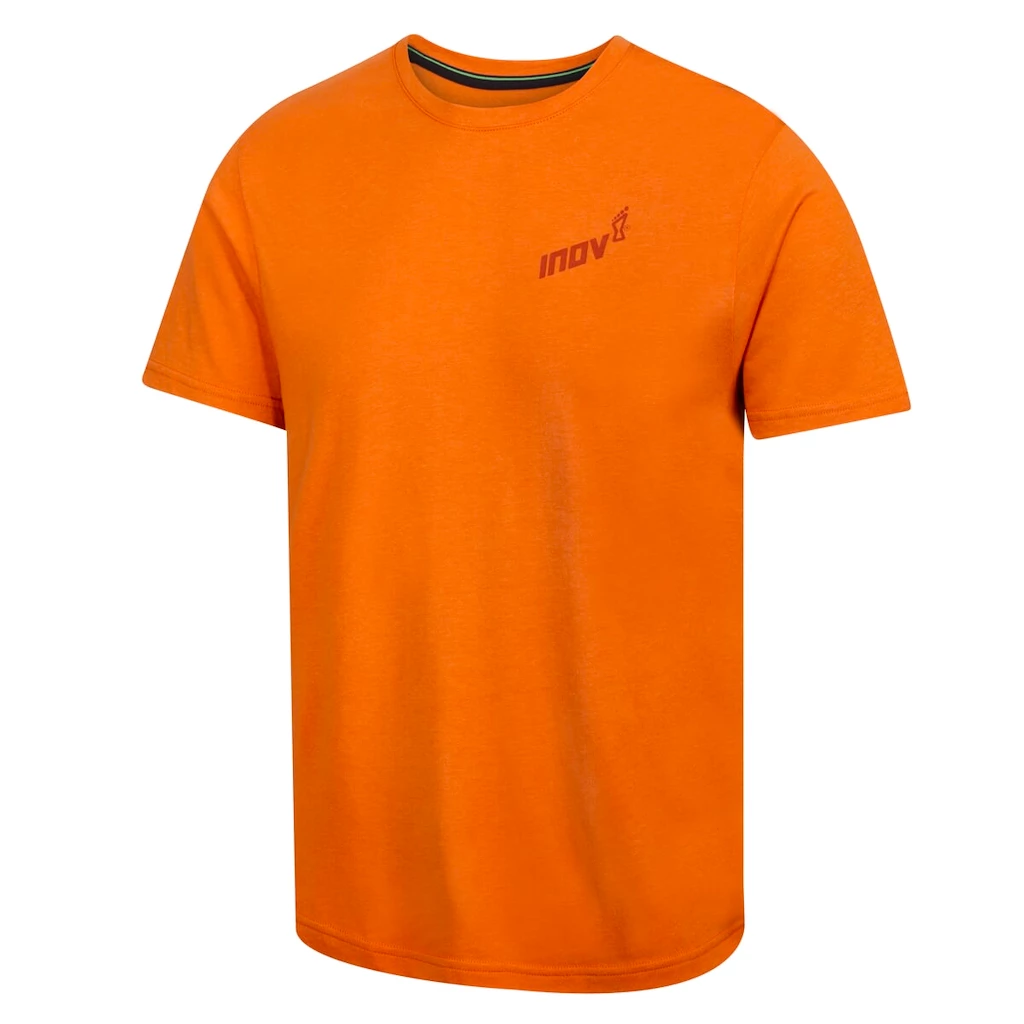 Heren T-shirt Inov-8  Graphic Tee "Brand" Orange