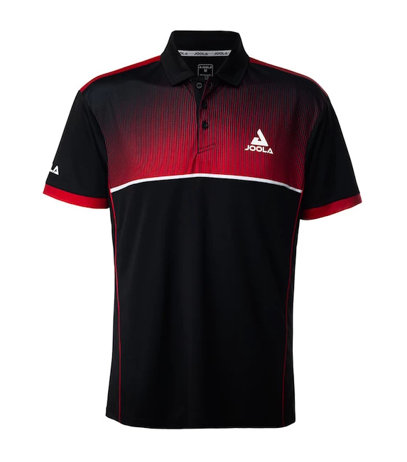 Heren T-shirt Joola  Shirt Edge Black/Red
