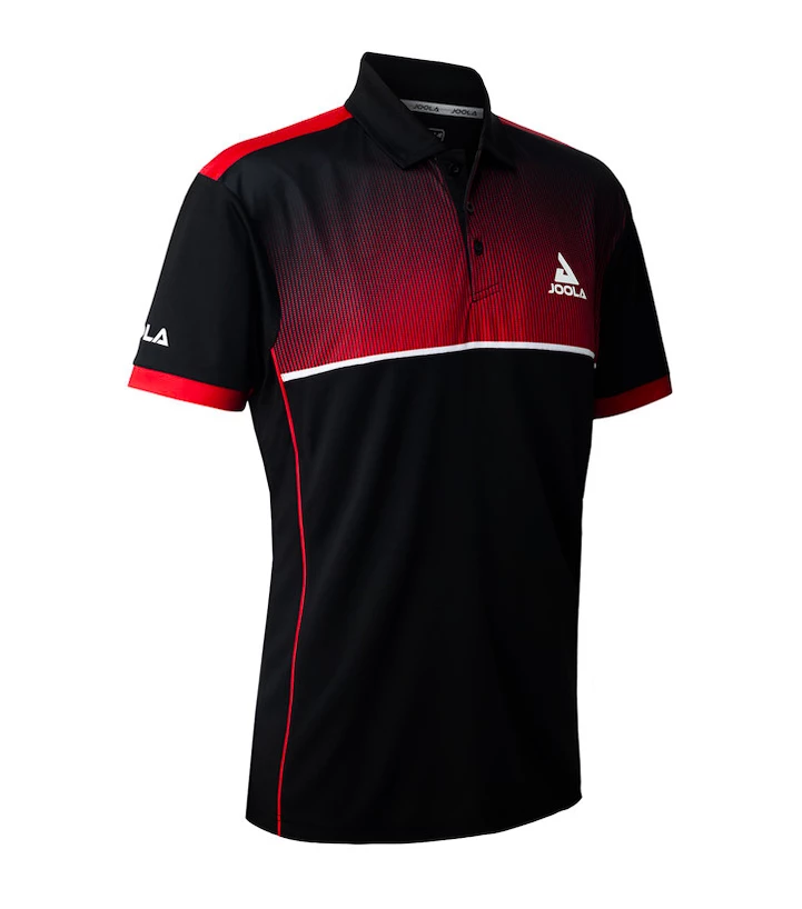 Heren T-shirt Joola  Shirt Edge Black/Red