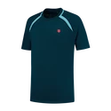 Heren T-shirt K-Swiss  Hypercourt Mesh Crew 2 Blue Opal L