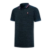 Heren T-shirt K-Swiss  Hypercourt Polo Melange Blue Opal