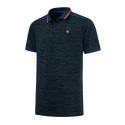 Heren T-shirt K-Swiss  Hypercourt Polo Melange Blue Opal