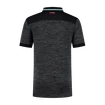Heren T-shirt K-Swiss  Hypercourt Polo Melange Jet Black