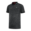 Heren T-shirt K-Swiss Hypercourt Polo Melange Jet Black M