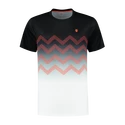 Heren T-shirt K-Swiss  Hypercourt Print Crew Jet Black/Whte
