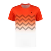 Heren T-shirt K-Swiss Hypercourt Print Crew Spicy Orange/White