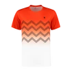 Heren T-shirt K-Swiss  Hypercourt Print Crew Spicy Orange/White