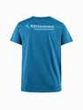 Heren T-shirt Klättermusen  Association SS Tee Blue Sapphire