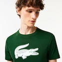 Heren T-shirt Lacoste  Big Logo Core Performance T-Shirt Green/White