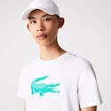 Heren T-shirt Lacoste  Core Performance Light White/Green