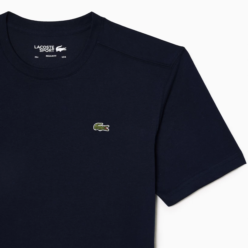 Heren T-shirt Lacoste  Core Performance T-Shirt Navy Blue XL
