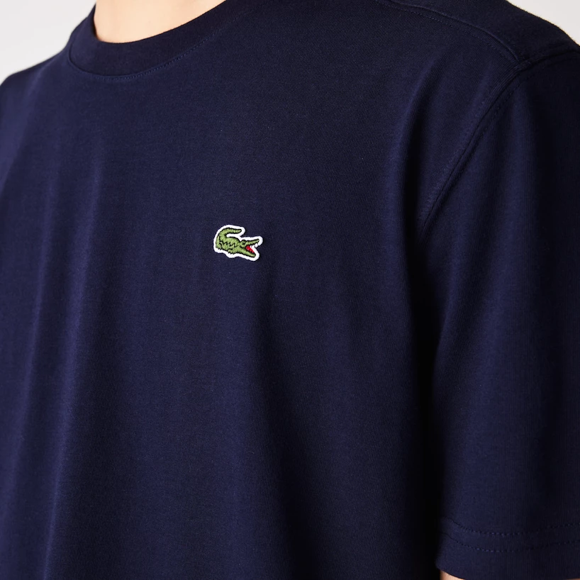 Heren T-shirt Lacoste  Core Performance T-Shirt Navy Blue XL