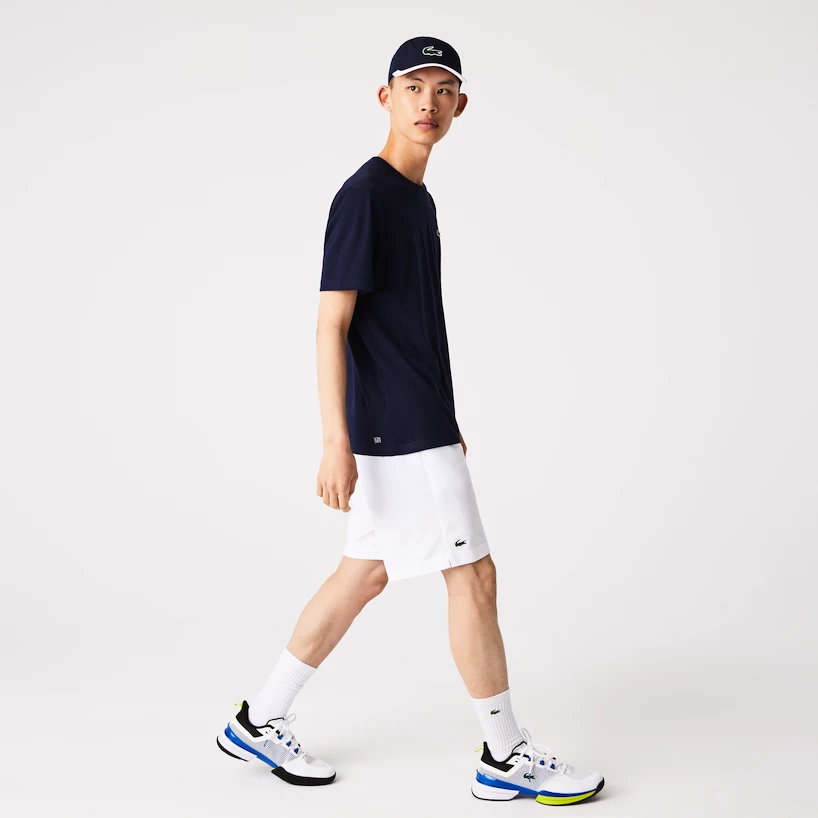 Heren T-shirt Lacoste  Core Performance T-Shirt Navy Blue XL