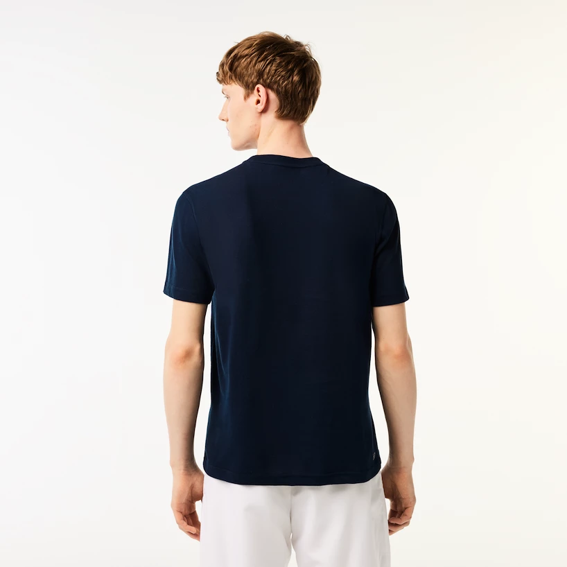 Heren T-shirt Lacoste  Core Performance T-Shirt Navy Blue XL