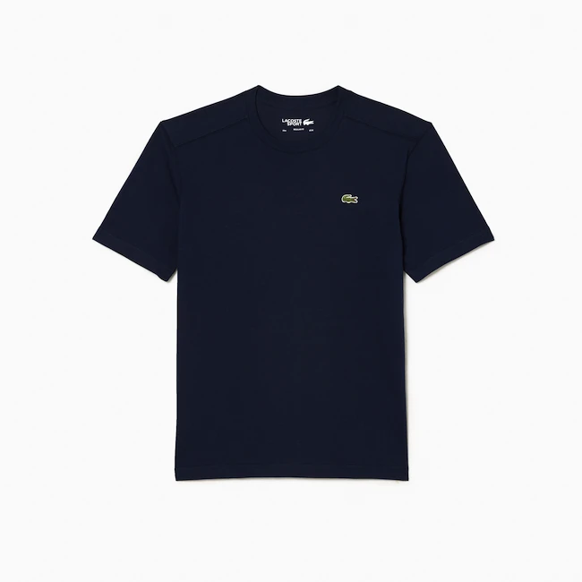Heren T-shirt Lacoste  Core Performance T-Shirt Navy Blue XL