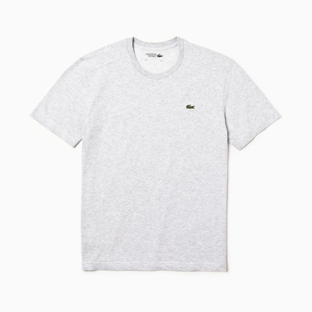Heren T-shirt Lacoste  Core Performance T-Shirt Silver Chine