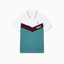 Heren T-shirt Lacoste  Medvedev New York Day Polo White/Limeira