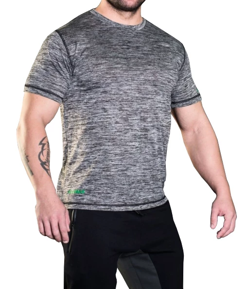 Heren T-shirt MadMax  MSW308 Gray XXL