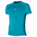 Heren T-shirt Mizuno  Aero Tee Algiers Blue