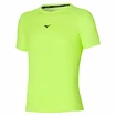 Heren T-shirt Mizuno  Aero Tee Neolime