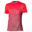 Heren T-shirt Mizuno  Charge Shadow Graphic Tee Radiant Red