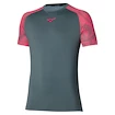 Heren T-shirt Mizuno  Charge Shadow Tee Turbulence S