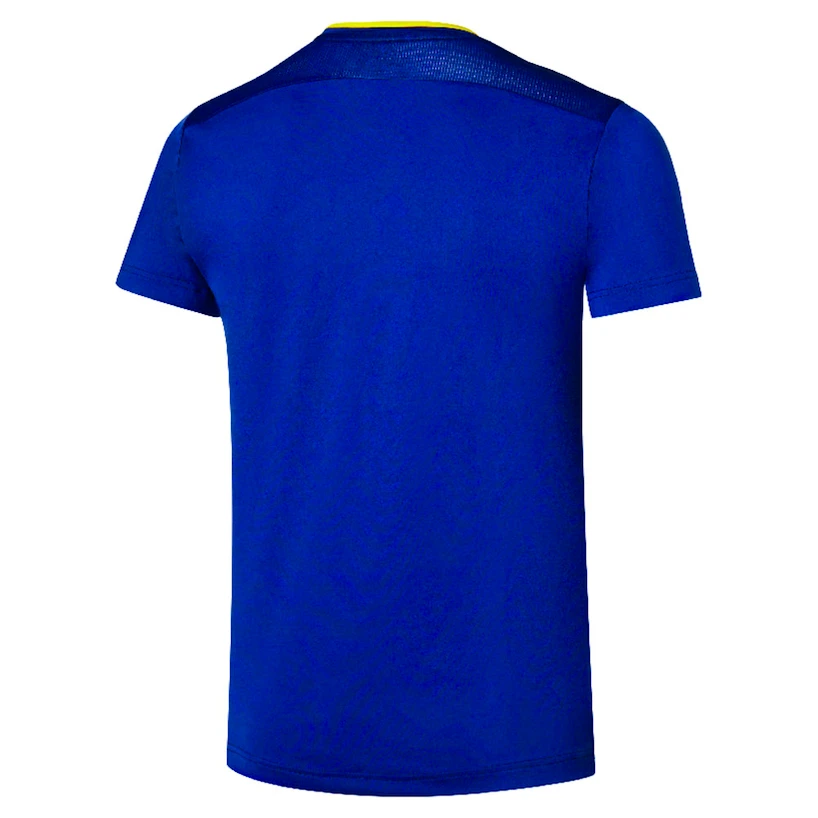 Heren T-shirt Mizuno  Frontier Shadow Graphic Tee M Bellwether Blue