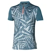 Heren T-shirt Mizuno  Mugen Shadow Polo Blue Mirage S