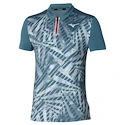 Heren T-shirt Mizuno  Mugen Shadow Polo Blue Mirage S