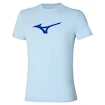 Heren T-shirt Mizuno  Paris Graphic Tee Celestial Blue S