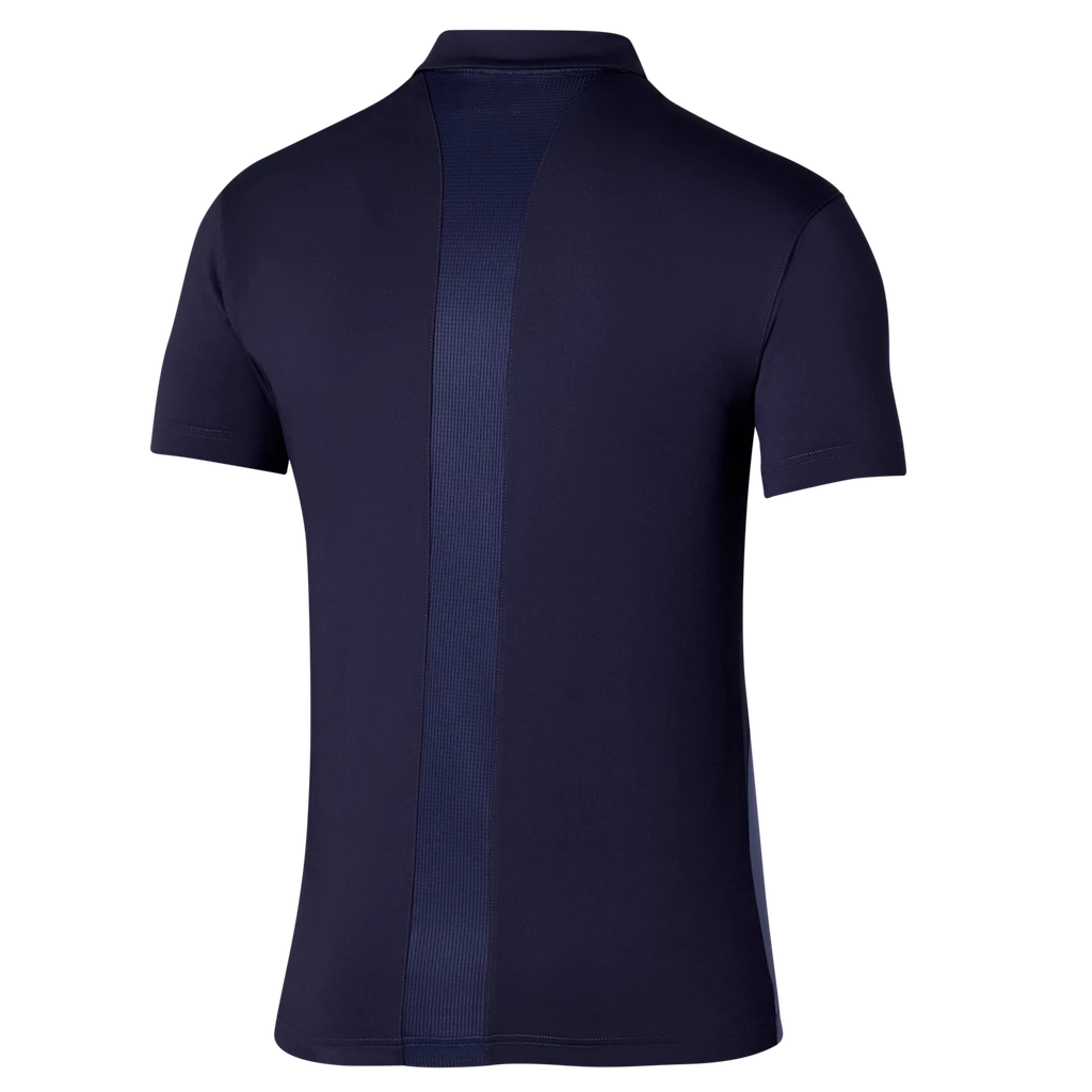 Heren T-shirt Mizuno  Release Shadow Polo Evening Blue