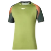 Heren T-shirt Mizuno  Release Shadow Tee Callista Green