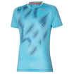 Heren T-shirt Mizuno Shadow Graphic Maui Blue