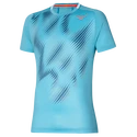 Heren T-shirt Mizuno Shadow Graphic Maui Blue