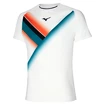 Heren T-shirt Mizuno  Shadow Graphic Tee White