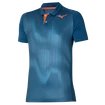 Heren T-shirt Mizuno  Shadow Polo Blue Ashes