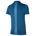 Heren T-shirt Mizuno Shadow Polo Blue Ashes