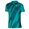 Heren T-shirt Mizuno Shadow Polo Turquoise