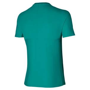 Heren T-shirt Mizuno  Shadow Polo Turquoise