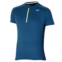 Heren T-shirt Mizuno  Trail DryAeroFlow Tee Gibraltar Sea S