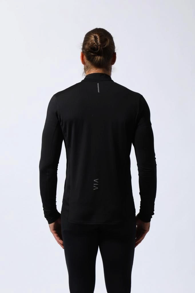 Heren T-shirt Montane  Dragon Pull-On Black