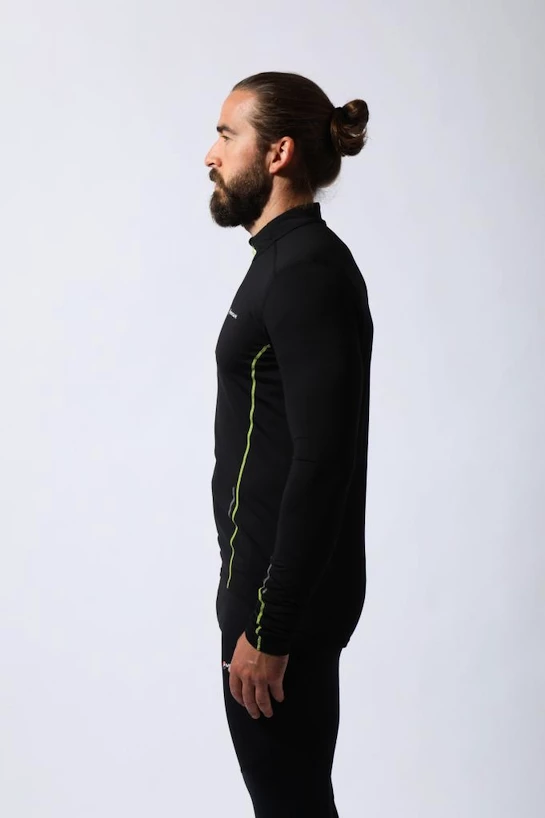 Heren T-shirt Montane  Dragon Pull-On Black S