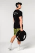 Heren T-shirt Nebbia  Muscle Fit T-shirt FLEXIN' 358 Black