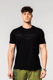 Heren T-shirt Nebbia Muscle Fit T-shirt FLEXIN' 358 Black