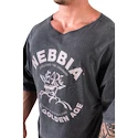 Heren T-shirt Nebbia NEBBIA x OLYMPIA Washed Rag Top GOLDEN AGE 788 black