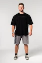Heren T-shirt Nebbia  Oversized Heavyweight Cotton T-shirt NO SHORTCUTS 354 black