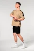 Heren T-shirt Nebbia  Oversized T-shirt LIFTING CLUB Light Brown