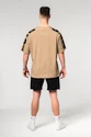 Heren T-shirt Nebbia  Oversized T-shirt LIFTING CLUB Light Brown