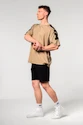 Heren T-shirt Nebbia  Oversized T-shirt LIFTING CLUB Light Brown
